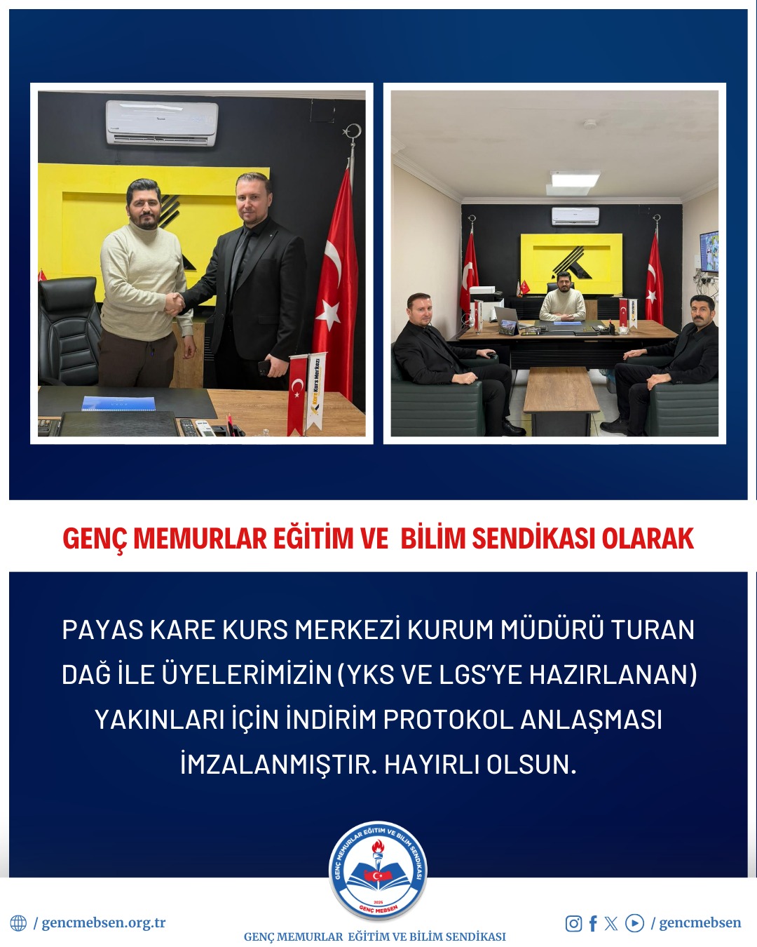 Kare Kurs Merkezi ile İndirim Protokolü Anlaşması İmzaladık